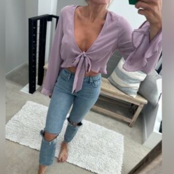 Live 4 Truth‎ Cropped Wrap Shirt - Picture 1 of 6